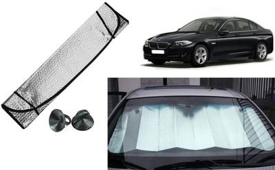 Auto Kite Dashboard, Rear Window Sun Shade For BMW 520i(Silver, Black)