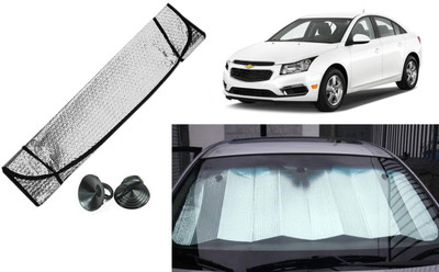Auto Kite Dashboard, Rear Window Sun Shade For Chevrolet Cruze(Silver, Black)