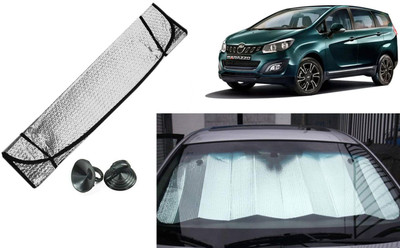 Auto Kite Dashboard, Rear Window Sun Shade For Mahindra ML(Silver, Black)