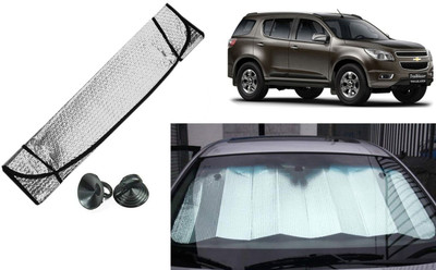 Auto Kite Dashboard, Rear Window Sun Shade For Chevrolet Trailblazer(Silver, Black)