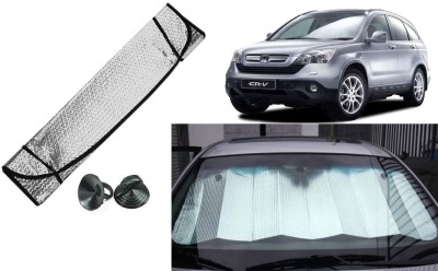 Auto Kite Dashboard, Rear Window Sun Shade For Honda CR-V(Silver, Black)