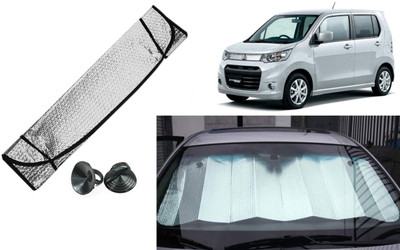 Auto Kite Dashboard, Rear Window Sun Shade(Silver, Black)