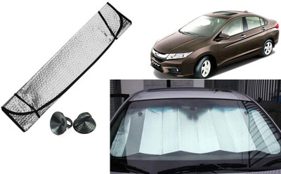 Auto Kite Dashboard, Rear Window Sun Shade(Silver, Black)