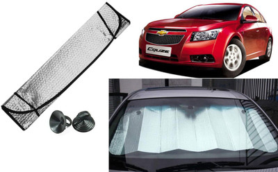 Auto Kite Dashboard, Rear Window Sun Shade For Chevrolet Cruze(Silver, Black)