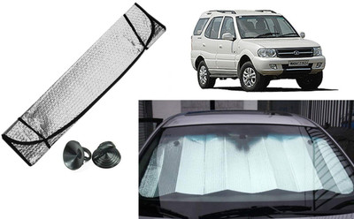 Auto Kite Dashboard, Rear Window Sun Shade For Tata Safari Storme(Silver, Black)