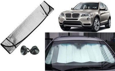 Auto Kite Dashboard, Rear Window Sun Shade For BMW X3(Silver, Black)