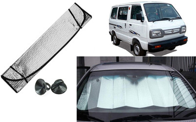 Auto Kite Dashboard, Rear Window Sun Shade For Maruti Suzuki Omni(Silver, Black)