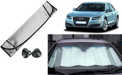 Auto Kite Dashboard, Rear Window Sun Shade For Audi A8(Silver, Black)