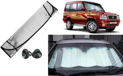 Auto Kite Dashboard, Rear Window Sun Shade For Tata Sumo(Silver, Black)