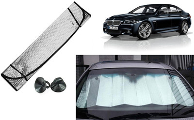 Auto Kite Dashboard, Rear Window Sun Shade For BMW 5 Series(Silver, Black)