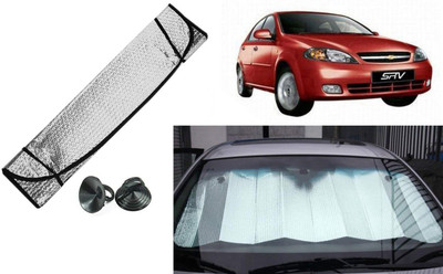 Auto Kite Dashboard, Rear Window Sun Shade For Chevrolet Optra SRV(Silver, Black)