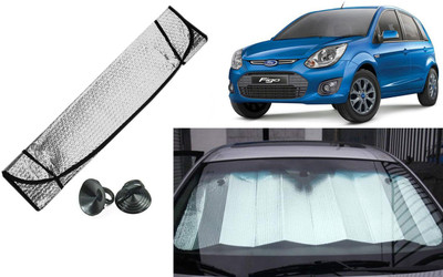 Auto Kite Dashboard, Rear Window Sun Shade For Ford Figo(Silver, Black)