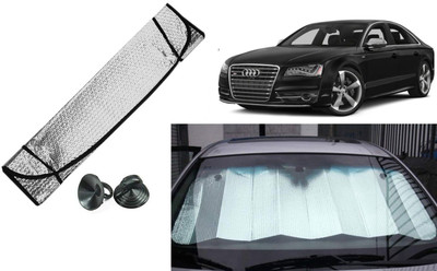 Auto Kite Dashboard, Rear Window Sun Shade For Audi S8(Silver, Black)