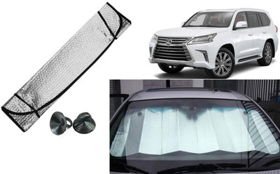 Auto Kite Dashboard, Rear Window Sun Shade For Lexus LX(Silver, Black)