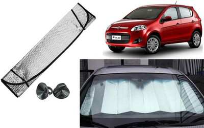 Auto Kite Dashboard, Rear Window Sun Shade For Fiat Palio(Silver, Black)