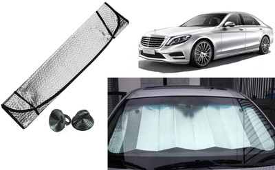 Auto Kite Dashboard, Rear Window Sun Shade For Mercedes Benz S300(Silver, Black)
