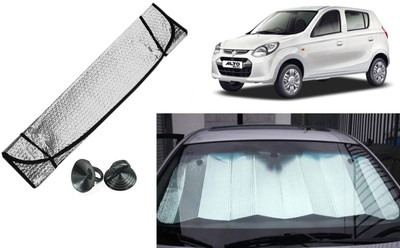Auto Kite Dashboard, Rear Window Sun Shade For Maruti Suzuki Alto 800(Silver, Black)