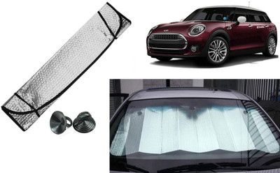 Auto Kite Dashboard, Rear Window Sun Shade For Mini ClubMan(Silver, Black)