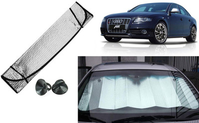 Auto Kite Dashboard, Rear Window Sun Shade For Audi S4(Silver, Black)