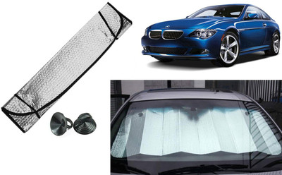 Auto Kite Dashboard, Rear Window Sun Shade For BMW 6 Series(Silver, Black)