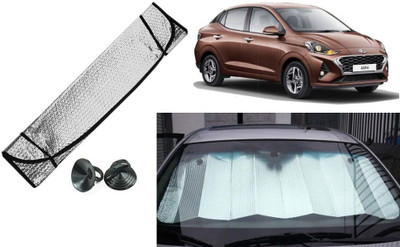 Auto Kite Dashboard, Rear Window Sun Shade(Silver, Black)