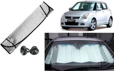 Auto Kite Dashboard, Rear Window Sun Shade(Silver, Black)