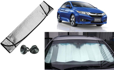Auto Kite Dashboard, Rear Window Sun Shade(Silver, Black)