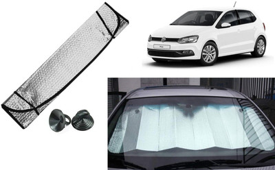 Auto Kite Dashboard, Rear Window Sun Shade For Volkswagen Polo Exquisite(Silver, Black)