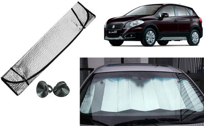Auto Kite Dashboard, Rear Window Sun Shade For Maruti Suzuki S-Cross(Silver, Black)