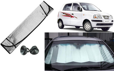 Auto Kite Dashboard, Rear Window Sun Shade For Hyundai Santro Xing(Silver, Black)