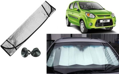 Auto Kite Dashboard, Rear Window Sun Shade For Maruti Suzuki Alto 800(Silver, Black)