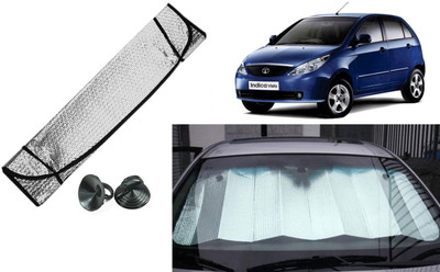 Auto Kite Dashboard, Rear Window Sun Shade For Tata Indica Vista(Silver, Black)