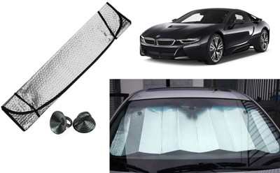 Auto Kite Dashboard, Rear Window Sun Shade For BMW I8(Silver, Black)
