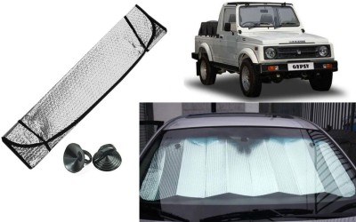 Auto Kite Dashboard, Rear Window Sun Shade For Maruti Suzuki Gypsy King(Silver, Black)