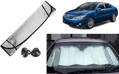 Auto Kite Dashboard, Rear Window Sun Shade For Toyota Camry(Silver, Black)