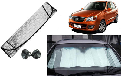 Auto Kite Dashboard, Rear Window Sun Shade For Maruti Suzuki Alto K10(Silver, Black)