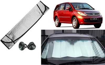 Auto Kite Dashboard, Rear Window Sun Shade For Tata Aria(Silver, Black)