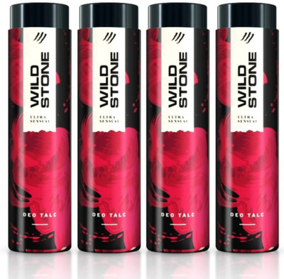 Wild Stone Ultra Sensual Talc (300 g each)(4 x 300 g)
