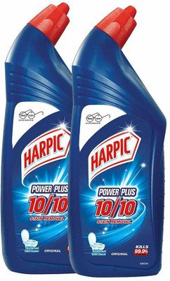 Harpic Powerplus Disinfectant Toilet Cleaner Regular Liquid Toilet Cleaner(2 x 1 L)