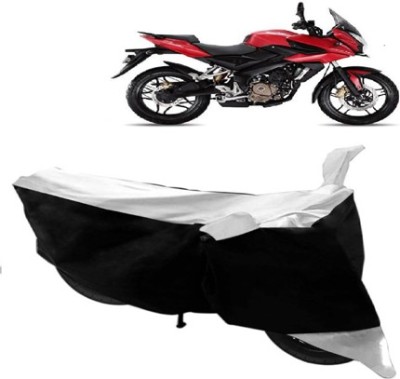 Shree ji traders Two Wheeler Cover for Bajaj(Pulsar AS 150, White, Black)