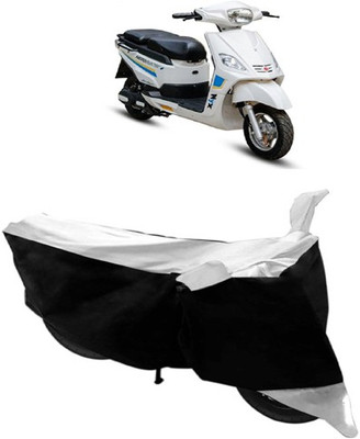 Shree ji traders Two Wheeler Cover for Hero(Electric, White, Black)