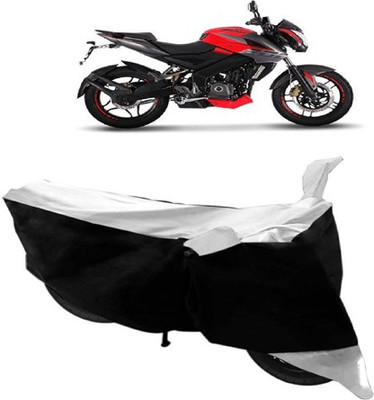 Shree ji traders Two Wheeler Cover for Bajaj(Pulsar 200 NS DTS-i, Black, White)