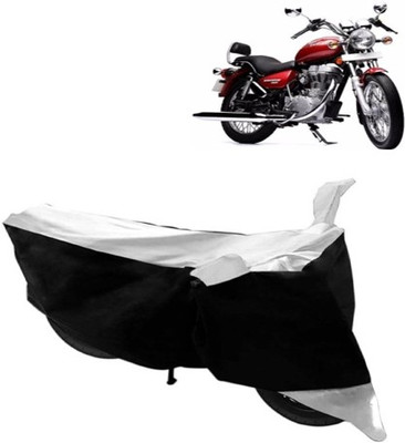 Shree ji traders Two Wheeler Cover for Royal Enfield(Twin spark, Black, White)