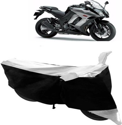 Shree ji traders Two Wheeler Cover for Kawasaki(Ninja 1000, White, Black)