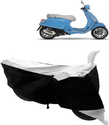 Shree ji traders Two Wheeler Cover for Piaggio(Vespa, White)
