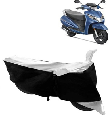 Shree ji traders Two Wheeler Cover for Honda(Activa, White, Black)