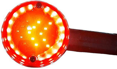 AUTO STYLIST Front, Rear LED Indicator Light for Royal Enfield Electra, 350 Twin Spark, Classic(Yellow, Red)