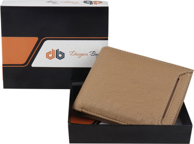 Designer Bugs Men Beige Artificial Leather Wallet(4 Card Slots)