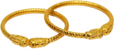 SHYAM Metal Gold-plated Bangle Set(Pack of 2)