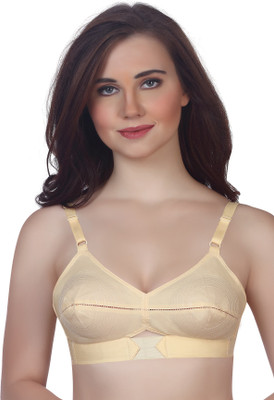 V Star QUEEN U BACK Women Full Coverage Non Padded Bra(Beige)